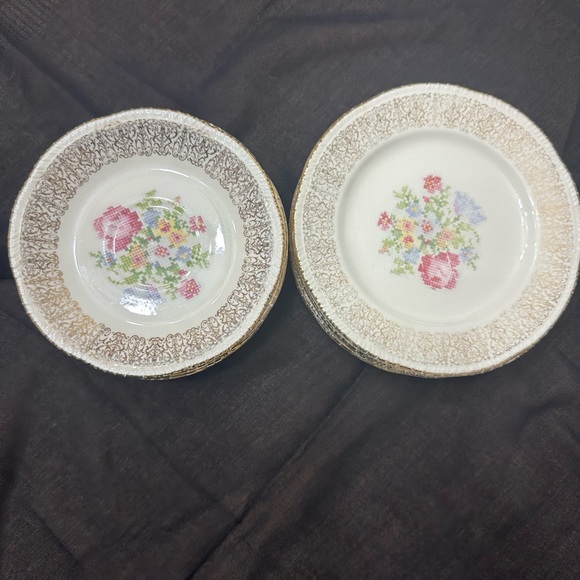 Vintage 11 plates 22K Gold - Picture 14 of 16
